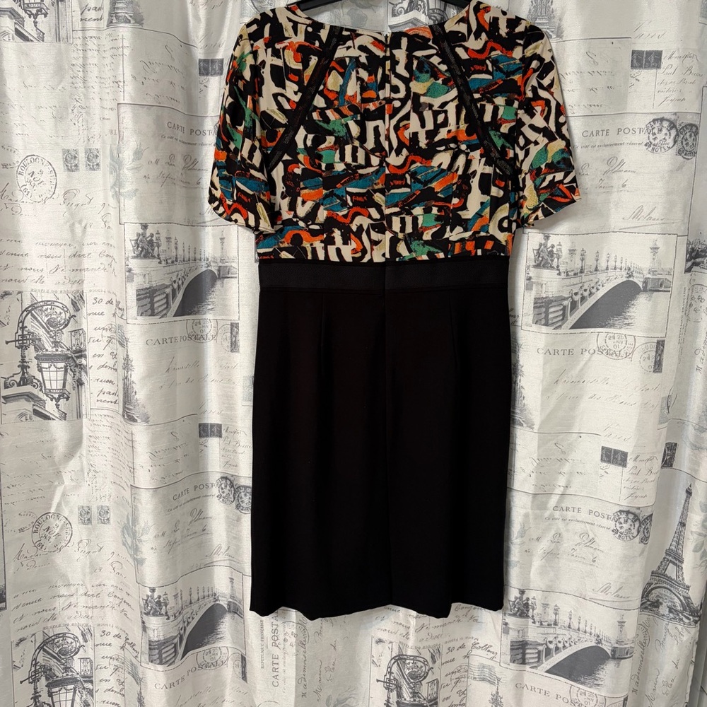 Colorful Abstract Print Dress - Picture 6 of 7